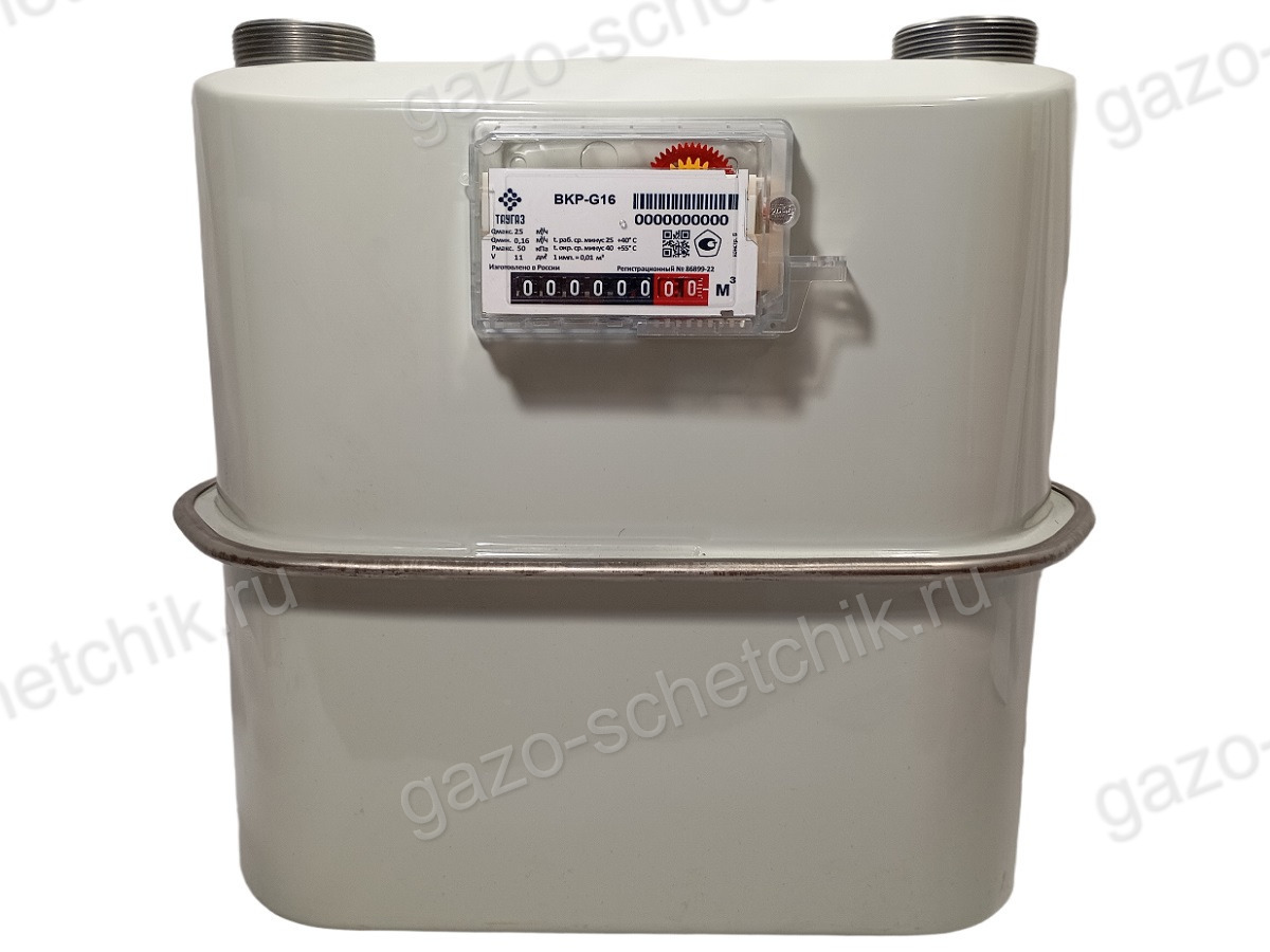 Газовый счетчик ВКР G16